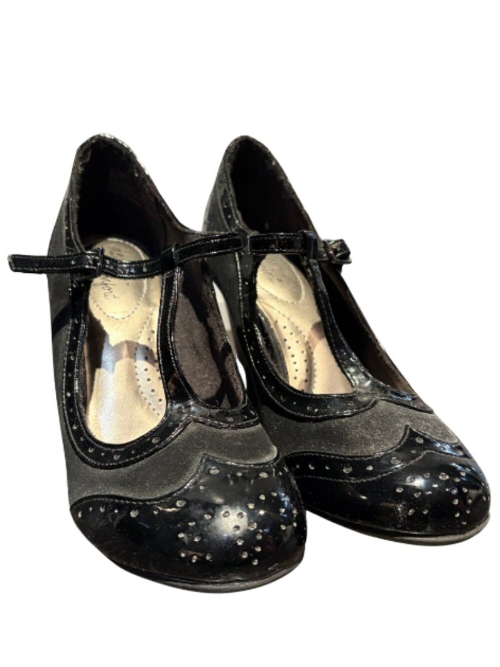 Preppy Black Heels